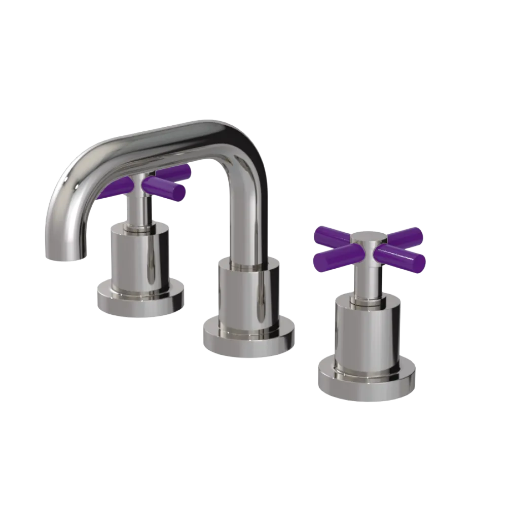 Rubinet Widespread Lav. Set. (less drain) Polished Nickel