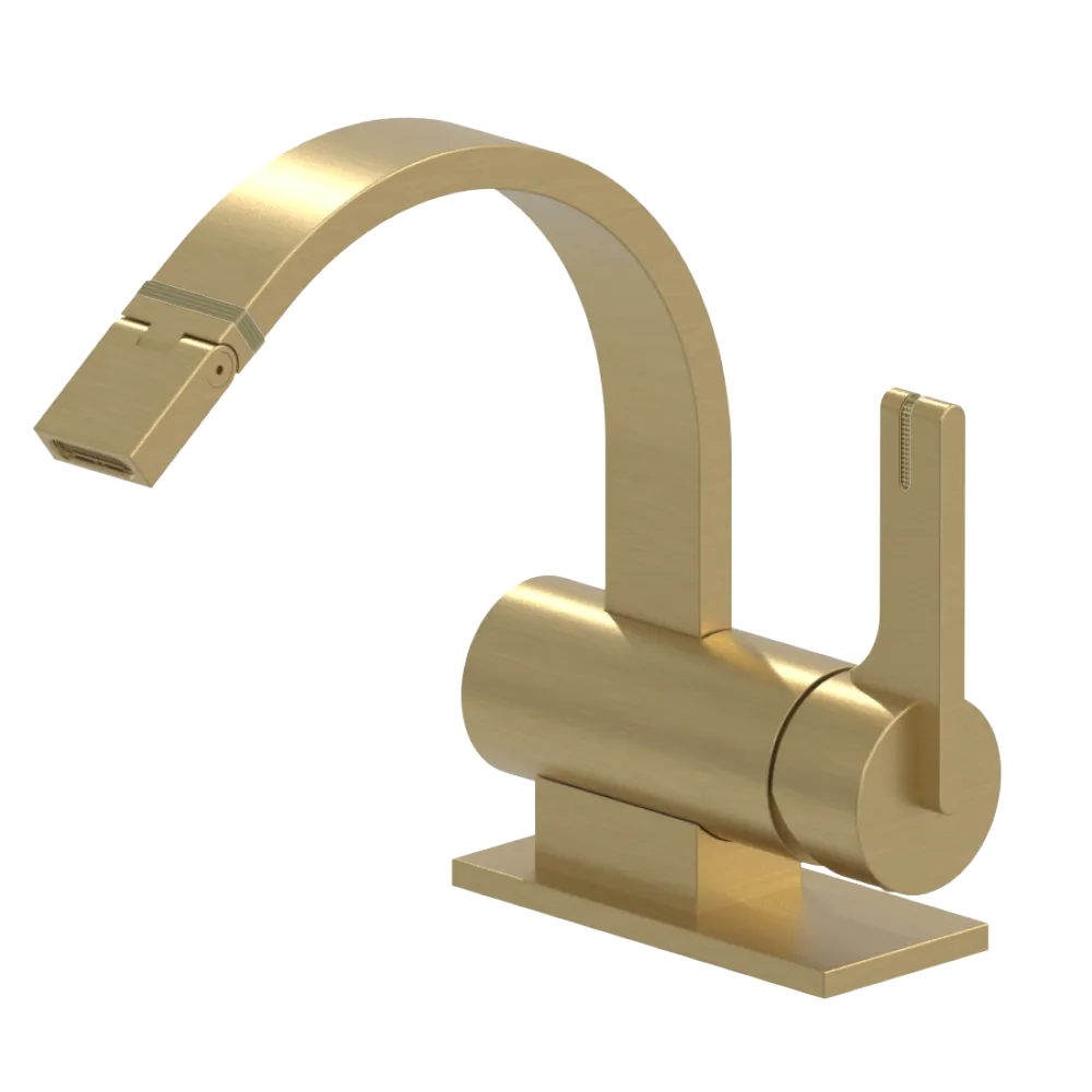 Rubinet Single Control Bidet Fitting (less drain) Satin Brass