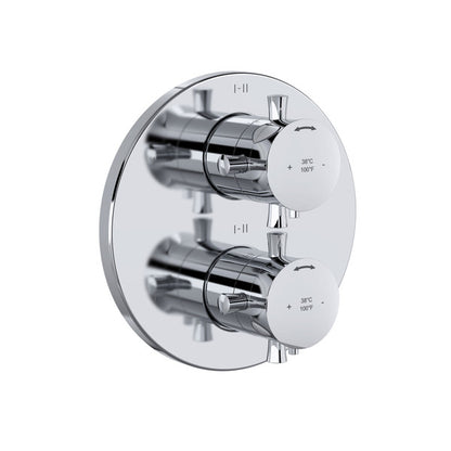 RIOBEL Edge 3/4" Thermostatic & Pressure Balance Trim With 6 Functions (Shared)