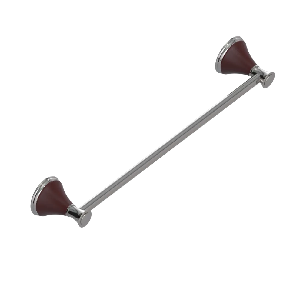 Rubinet Towel Bar 18" Polished Nickel