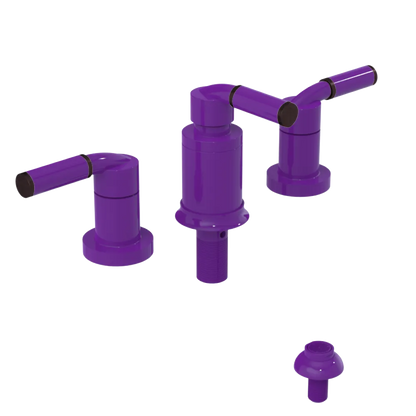 Rubinet Bidet Fitting with Spray, Diverter, and Vacuum Breaker (less drain) Purple Haze
