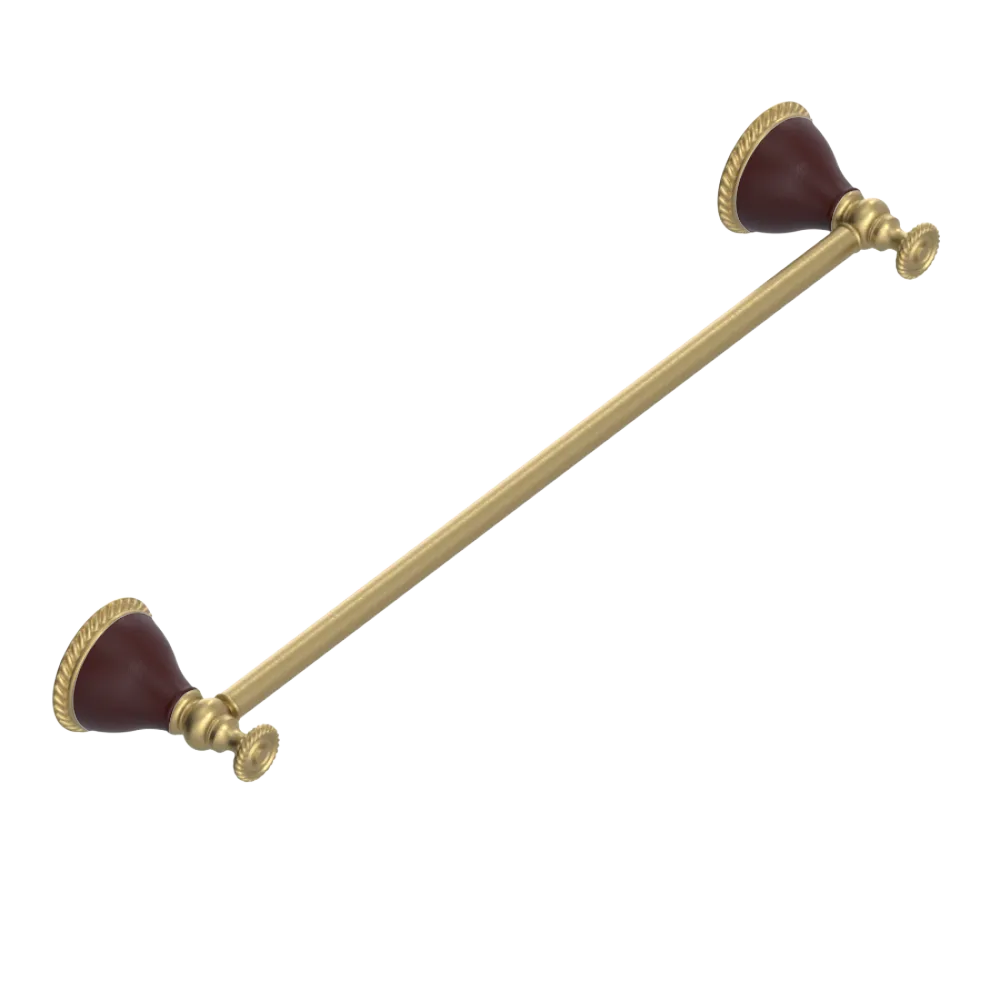 Rubinet Towel Bar 24" Satin Brass