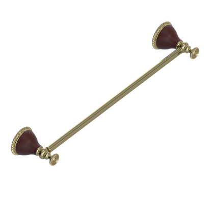 Rubinet Towel Bar 18" Natural Brass