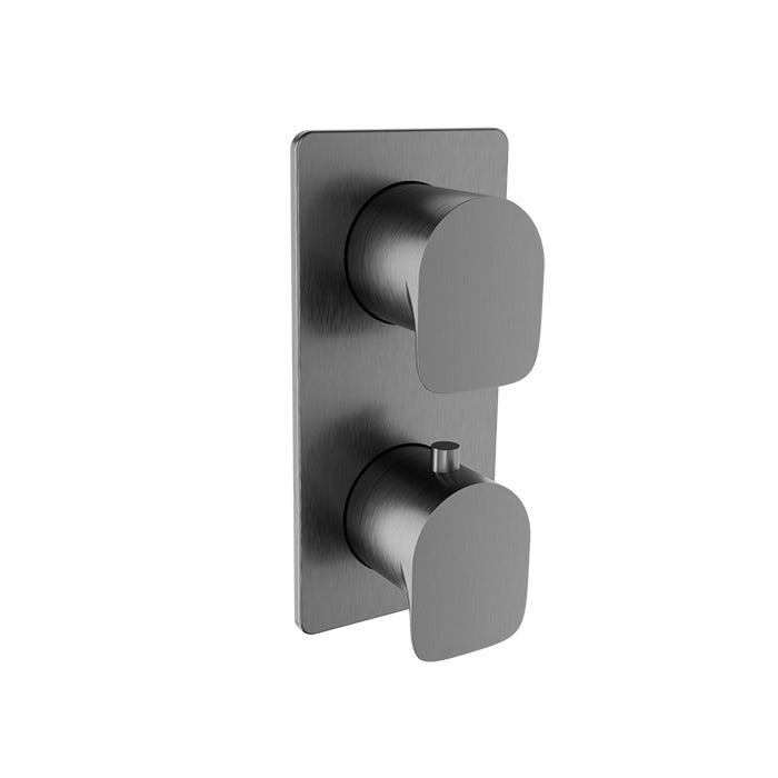 Baril Complete thermostatic pressure balanced shower control valve with 3-way diverter