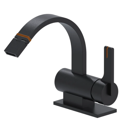 Rubinet Single Control Bidet Fitting (less drain) Matt Black