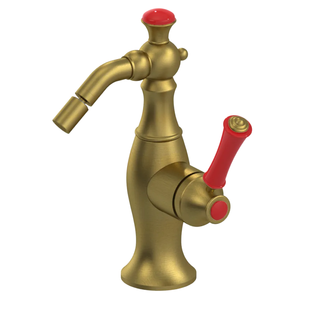 Rubinet Single Control Bidet Fitting (less drain) Antique Brass Matt
