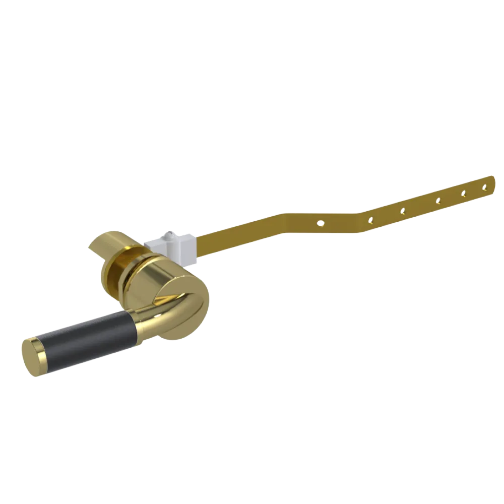 Rubinet Trip Levers Natural Brass