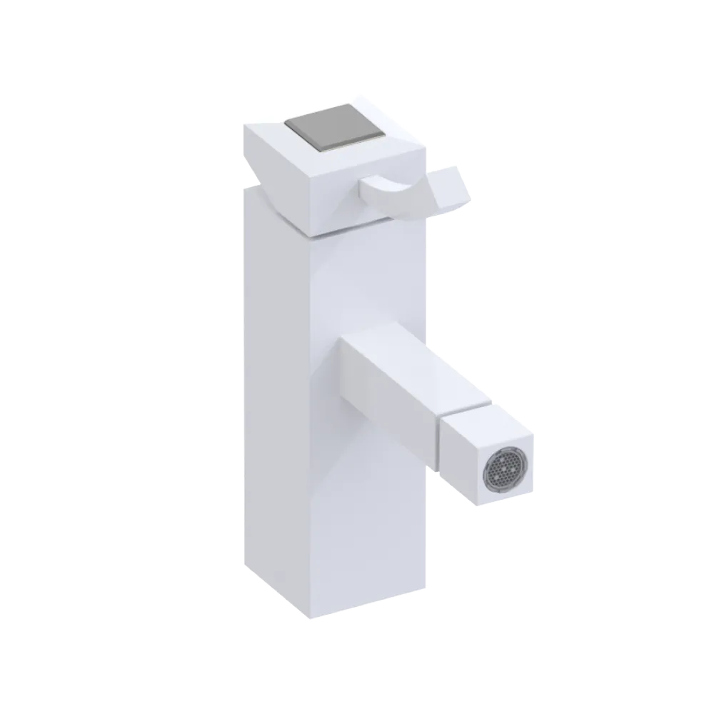 Rubinet Single Control Bidet Fitting (less drain) White
