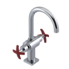 Rubinet Single Hole Dual Handle Lav. Set. (less drain) Chrome