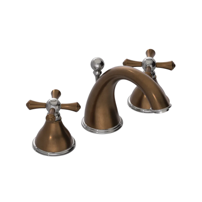 Rubinet Widespread Lav. Set. (less drain) Tuscan Brass