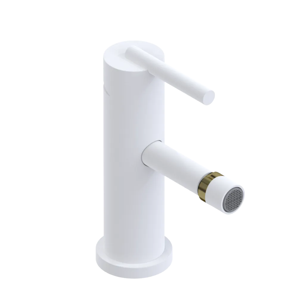 Rubinet Single Control Bidet Fitting (less drain) Matt White
