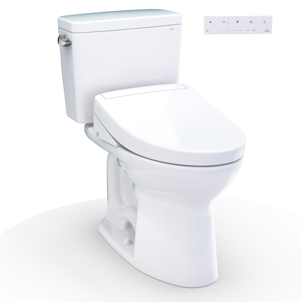 Toto Drake® Washlet®+ S5 Two-Piece Toilet - 1.28 Gpf - Universal Height