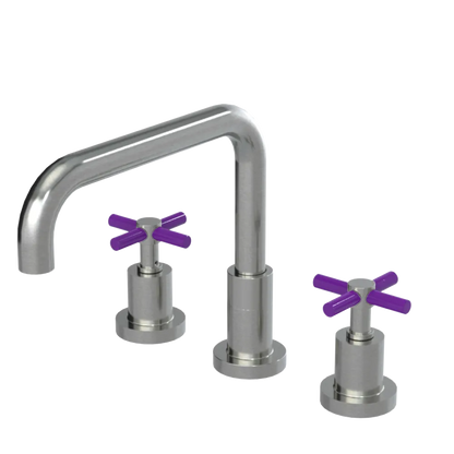 Rubinet Widespread Kitchen Set Satin Nickel