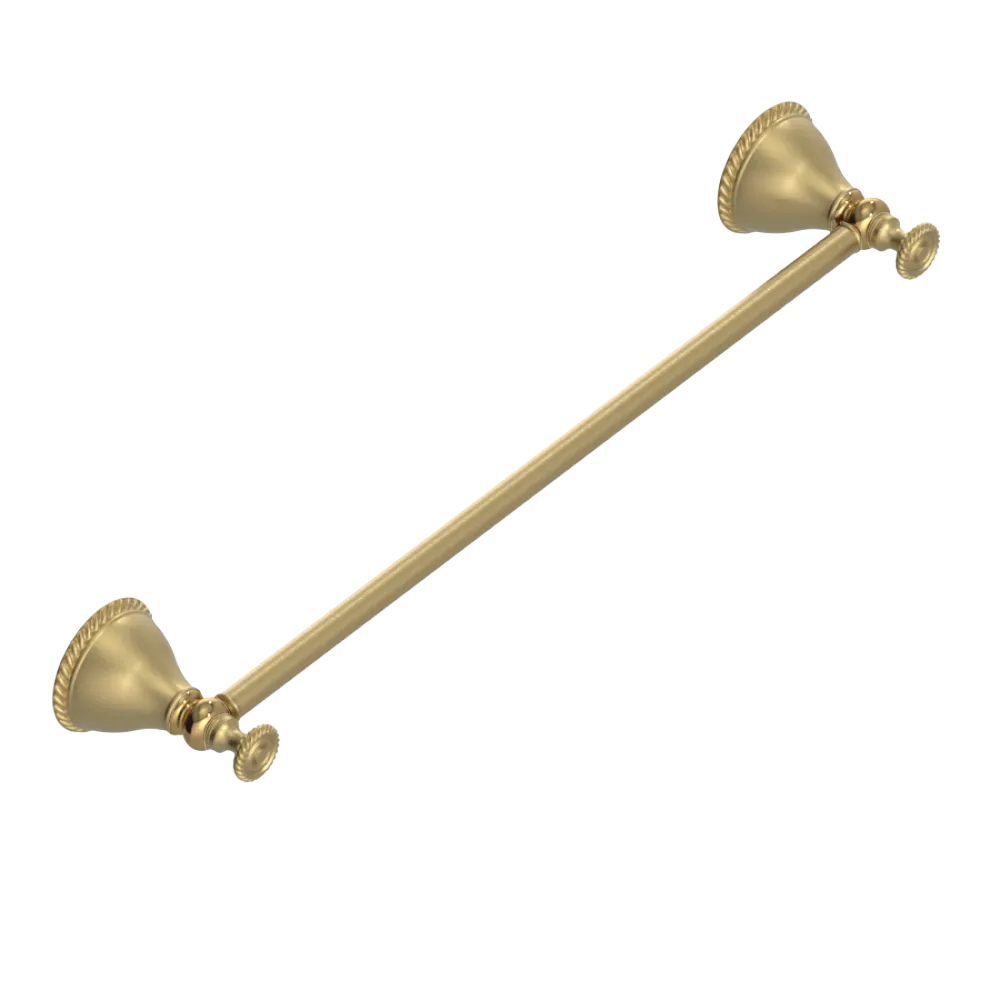 Rubinet Towel Bar 24" Satin Brass