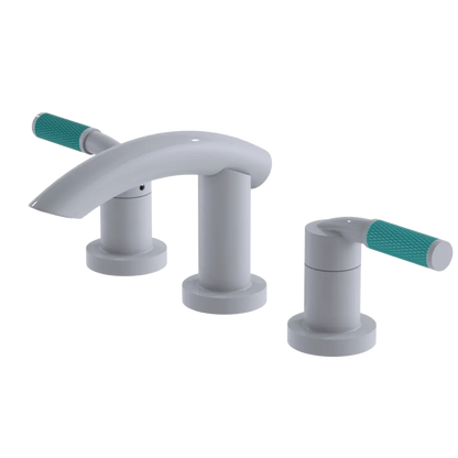 Rubinet Widespread Lav. Set. (less drain) White