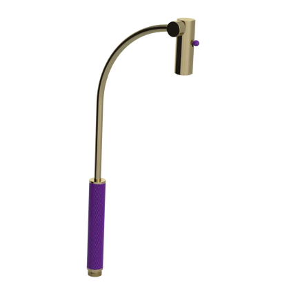 Rubinet Hand Held Shower Bidet Only Natural Brass