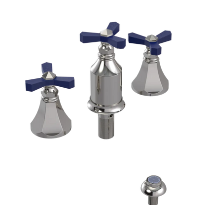 Rubinet Bidet Fitting with Spray, Diverter, and Vacum Breaker (Less Drain) Polished Nickel