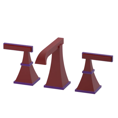 Rubinet Widespread Lav. Set. (less drain) Maroon