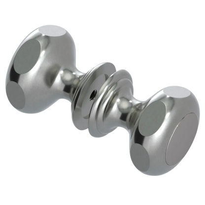 Rubinet Shower Door Knob (set) Satin Nickel