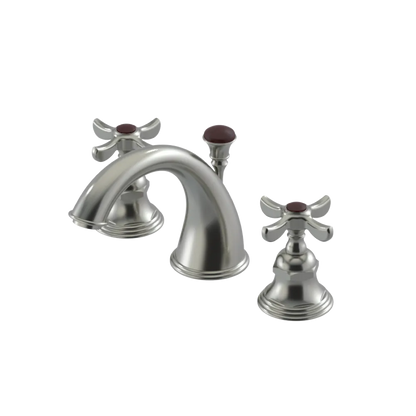 Rubinet Widespread Lav. Set. (less drain) Satin Nickel