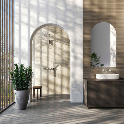 Baril Single lever wall-mounted lavatory faucet, drain not included