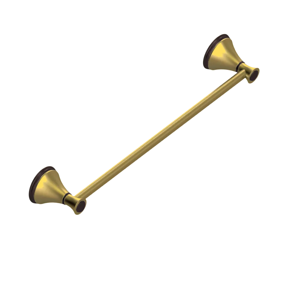 Rubinet Towel Bar 18" Antique Brass Matt