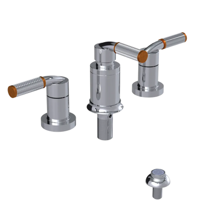 Rubinet Bidet Fitting with Spray, Diverter, and Vacum Breaker (Less Drain) Chrome
