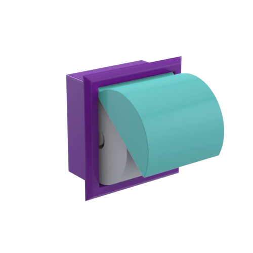 Rubinet RECESSED TOILET PAPER HOLDER Purple Haze