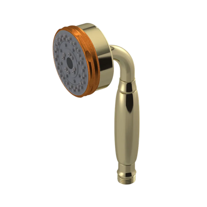 Rubinet 3 Function Hand Held Shower Only Natural Brass