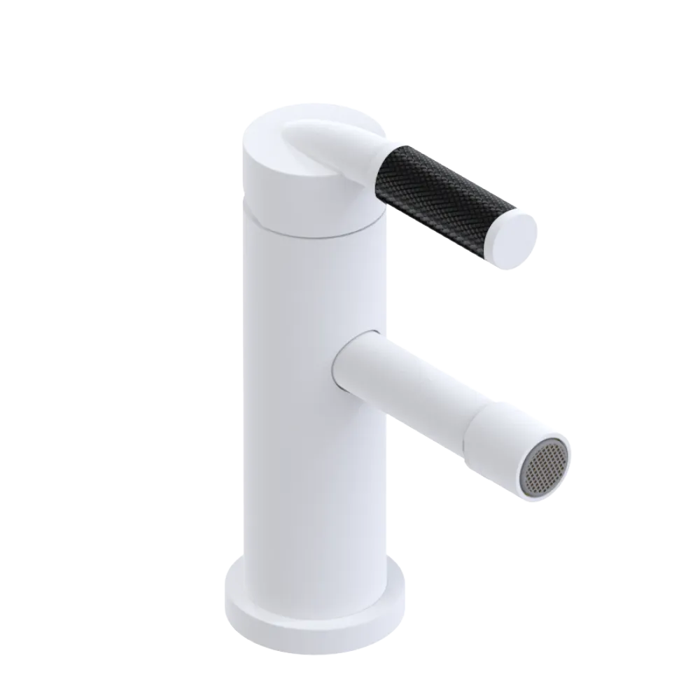 Rubinet Single Control Bidet Fitting (less drain) Matt White