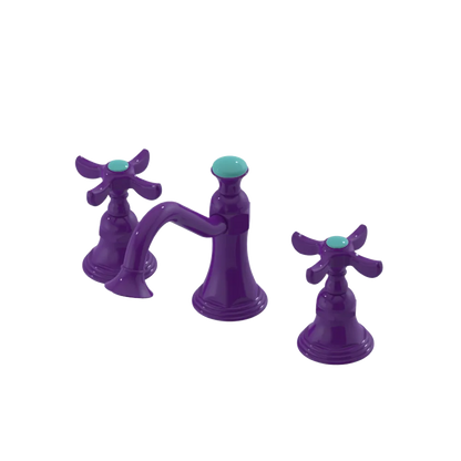 Rubinet Widespread Lav. Set. (less drain) Purple Haze