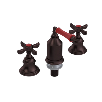 Rubinet Bidet Fitting with Spray, Diverter, and Vacum Breaker (Less Drain) Tuscan Brass