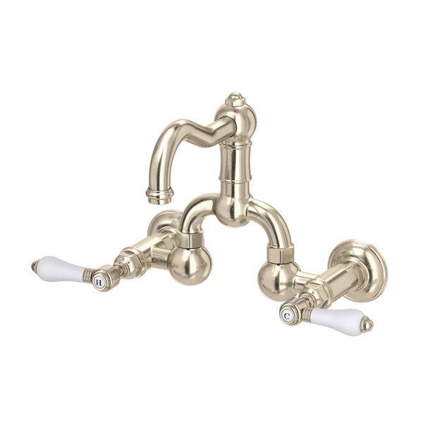 ROHL Acqui Wall Mount Bridge Bathroom Faucet