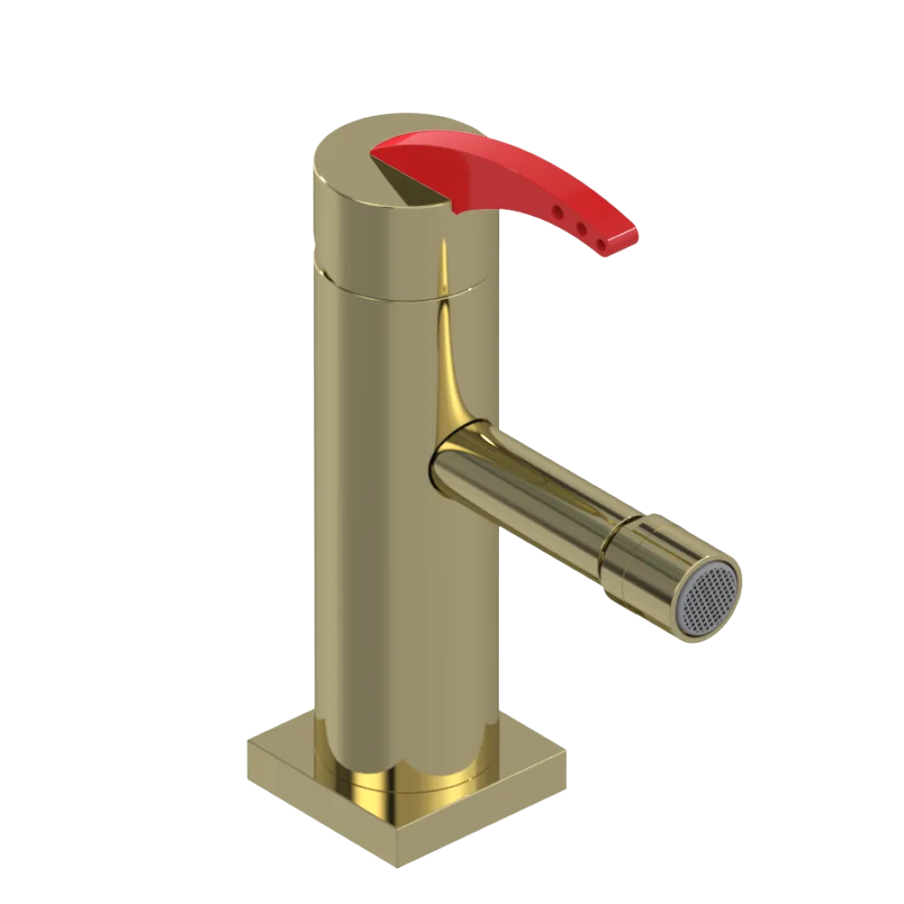 Rubinet Single Control Bidet Fitting (less drain) Gold