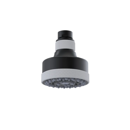 Rubinet 3 FUNCTION SHOWER HEAD Matt Black