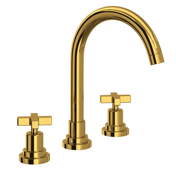 ROHL Lombardia C-Spout Widespread Bathroom Faucet