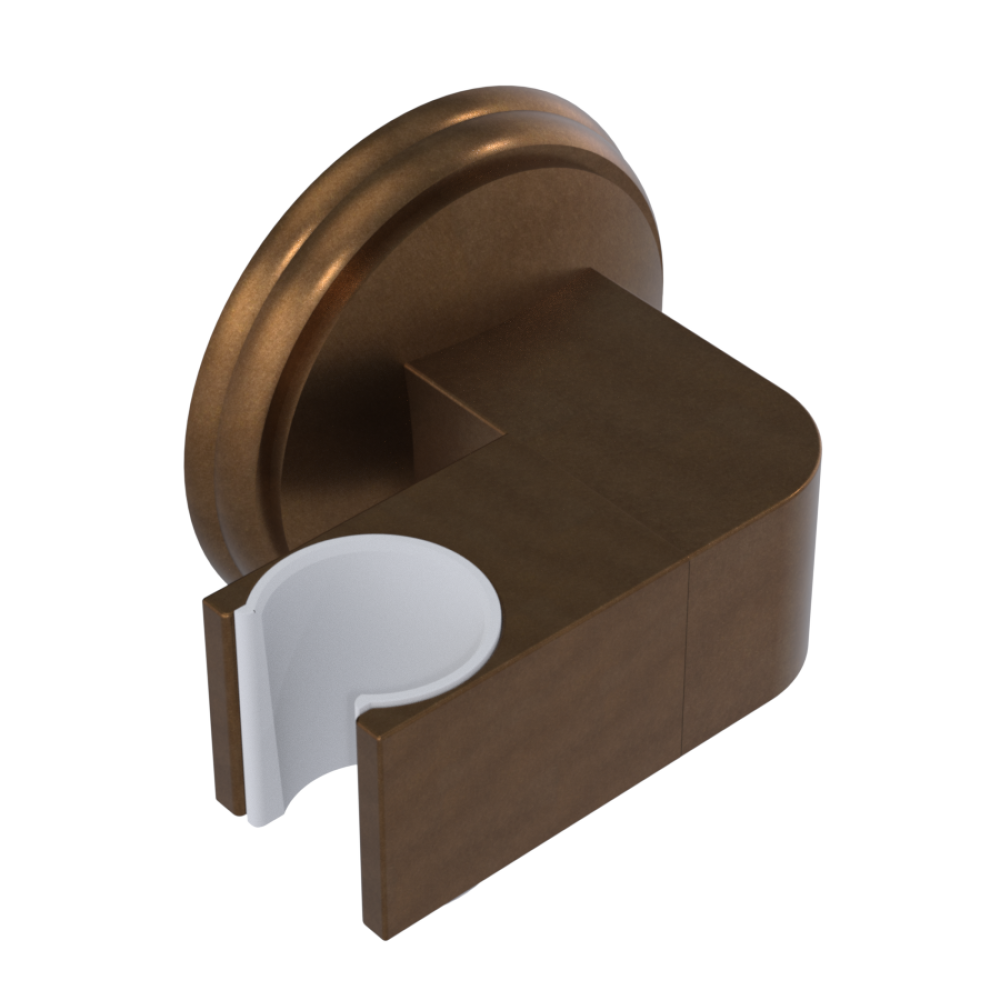 Rubinet Wall Bracket for Hand Held Shower Tuscan Brass