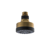 Rubinet 3 FUNCTION SHOWER HEAD Antique Brass Matt