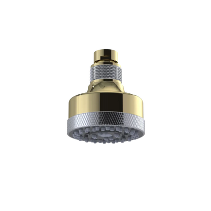 Rubinet 3 FUNCTION SHOWER HEAD Natural Brass