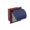 Rubinet RECESSED TOILET PAPER HOLDER Maroon