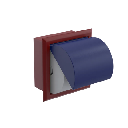 Rubinet RECESSED TOILET PAPER HOLDER Maroon