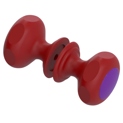 Rubinet Shower Door Knob (set) Maroon