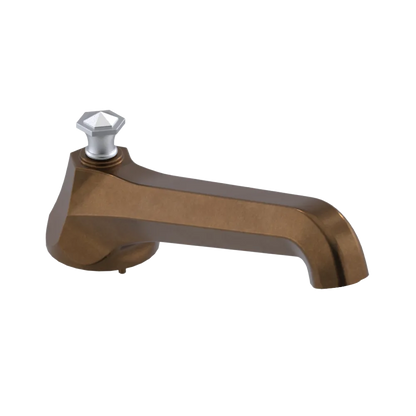 Rubinet Tub Filler Spout Deck Mount Tuscan Brass