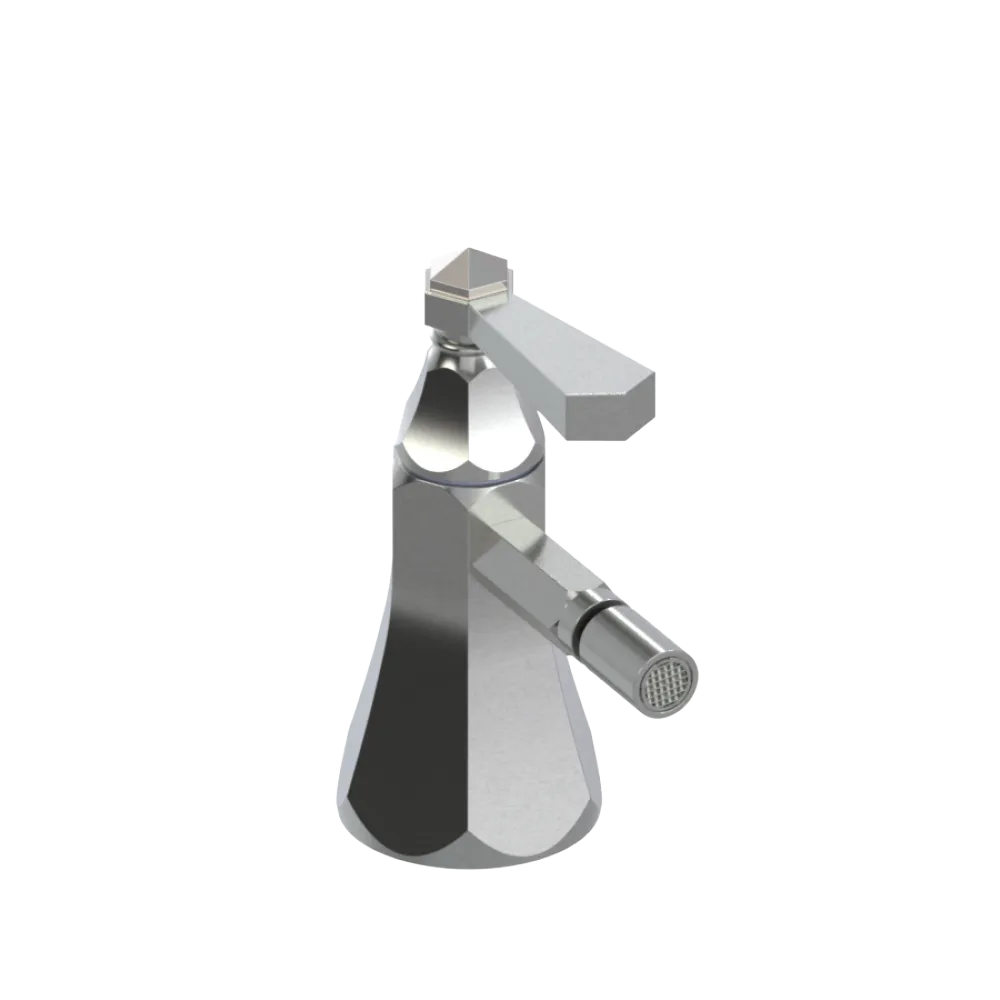 Rubinet Single Control Bidet Fitting (less drain) Satin Nickel