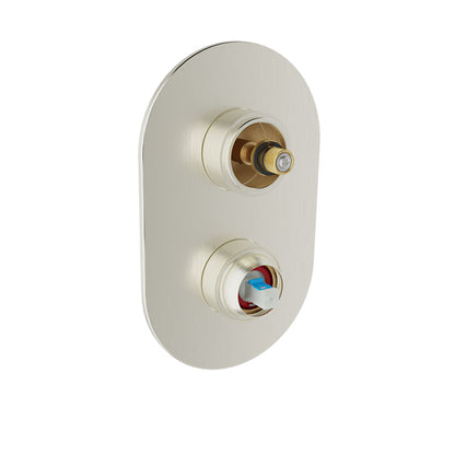 Baril Pressure balanced shower valve with 3-way diverter (without handle)