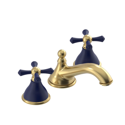 Rubinet Widespread Lav. Set. (less drain) Satin Gold