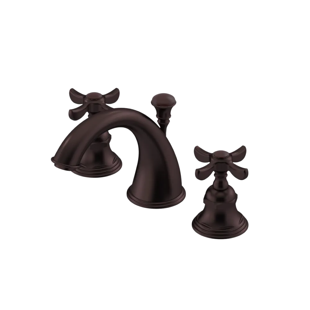 Rubinet Widespread Lav. Set. (less drain) Oil Rubbed Bronze