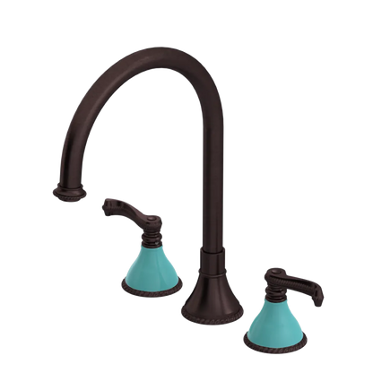 Rubinet Widespread Kitchen Set Tuscan Brass