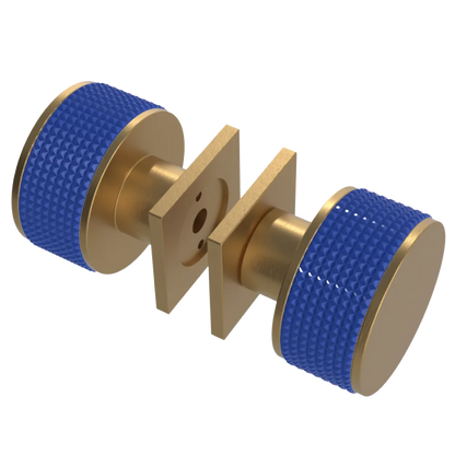 Rubinet Shower Door Knob (set) Satin Gold