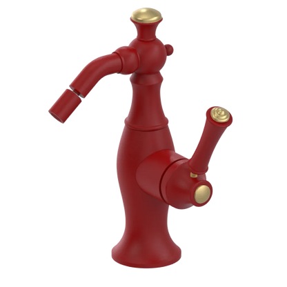 Rubinet Single Control Bidet Fitting (less drain) Maroon